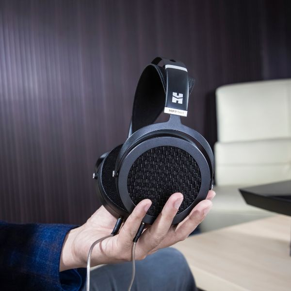  HIFIMAN SUNDARA - Auriculares con cable estéreo de alta  fidelidad magnéticos planares de tamaño completo para estudio y audiófilos  (negro) : Electrónica