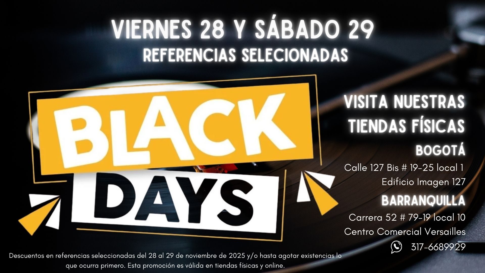 Black Days Audiofilo Store 2025